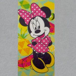 Minnie Mouse Jumping Beans Beach Towel measures 28 x 58 inches